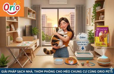 Nuôi Mèo Chung Cư Hết Hôi Phân: Bí Kíp Sạch Nhà Từ Orio